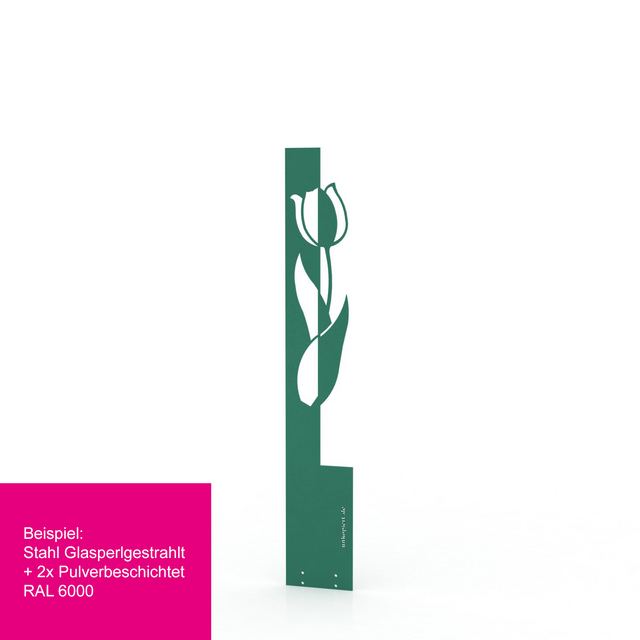 Garten-Paneele: Tulpe – RAL 6000